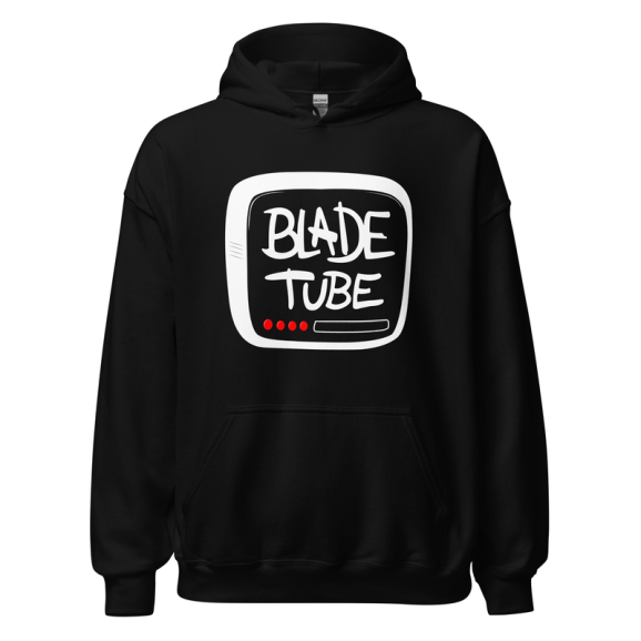 Imagen de BladeTube - Unisex Black Hoodie TV Logo