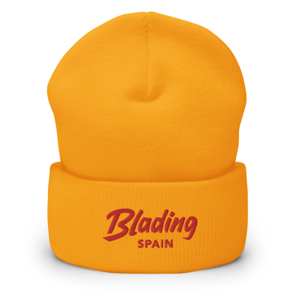 Imagem de Blading Spain - Gold/Red Cuffed Beanie