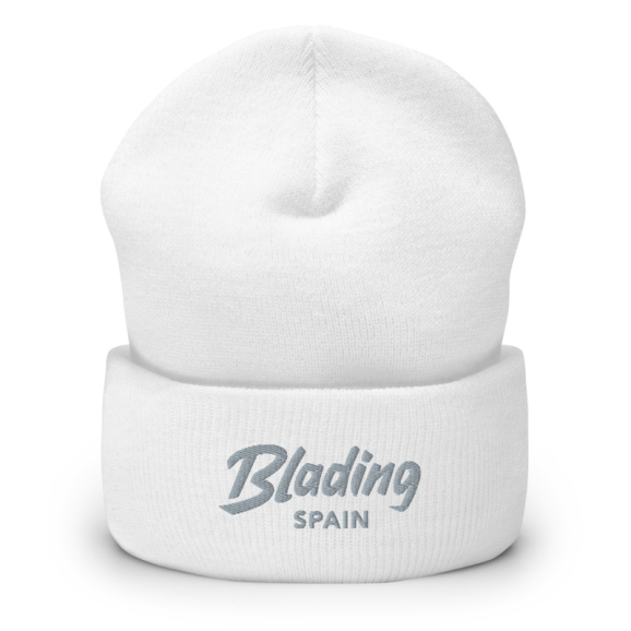 Imagem de Blading Spain - White/Grey Cuffed Beanie