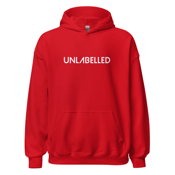 Imagen de Unlabelled - Red Unisex Hoodie