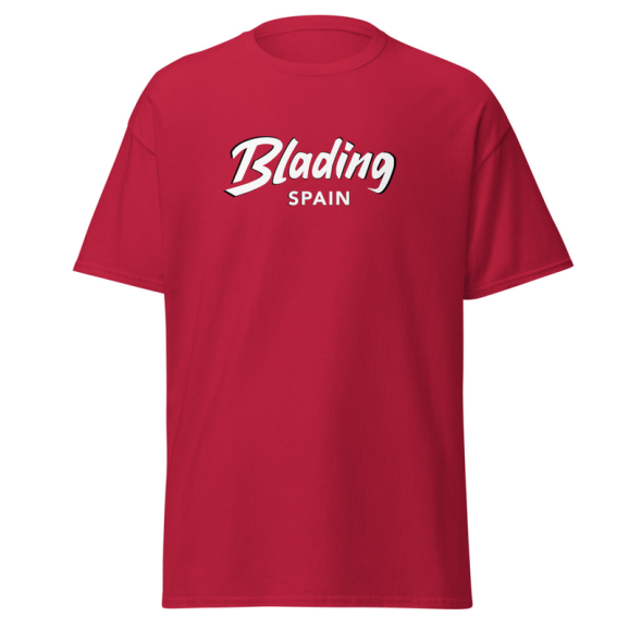 Imagem de Blading Spain - Cardinal Red/White Unisex classic tee
