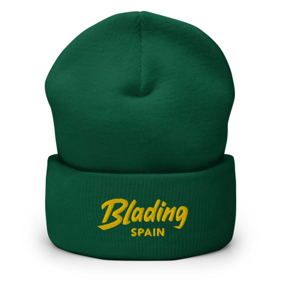 Imagem de Blading Spain - Green/Gold Cuffed Beanie