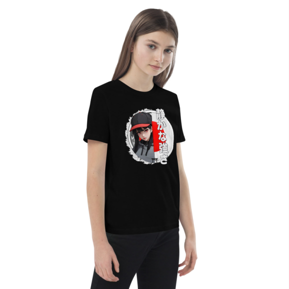 Imagen de Shizukana tsuyo-sa - Organic cotton kids t-shirt