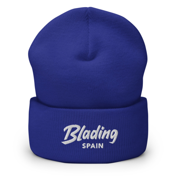 Imagem de Blading Spain - Royale Blue/White Cuffed Beanie